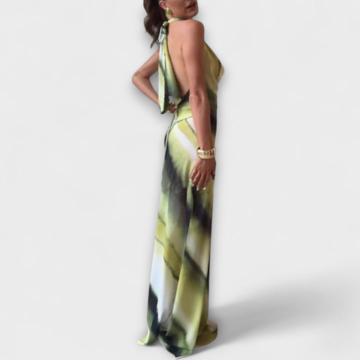 Eliána ™ ｜Klasické Tie-Dye Gradient Maxi Šaty