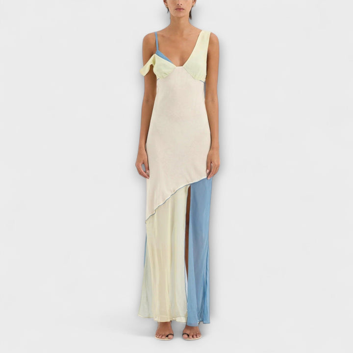 Alora ™ ｜Μίντι φόρεμα Thames με λεπτομέρεια splicing