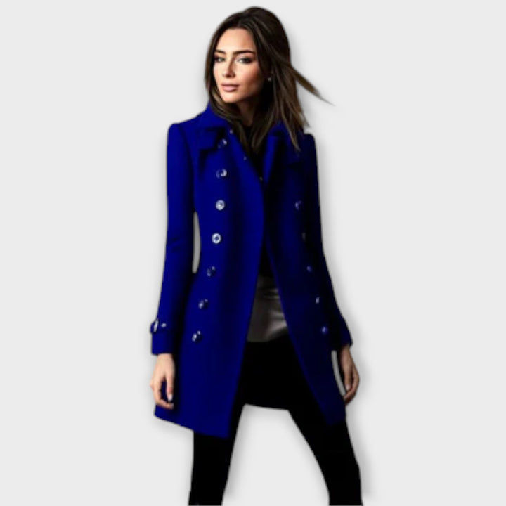 Linda ™ ｜Dvojradový trenčkot