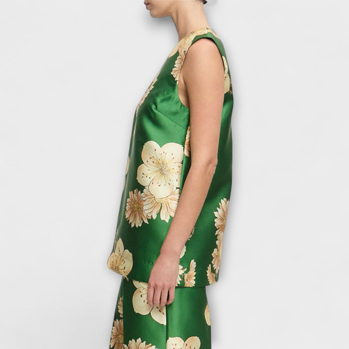 Clea ™ ｜ Sage Bezramenný nohavicový set