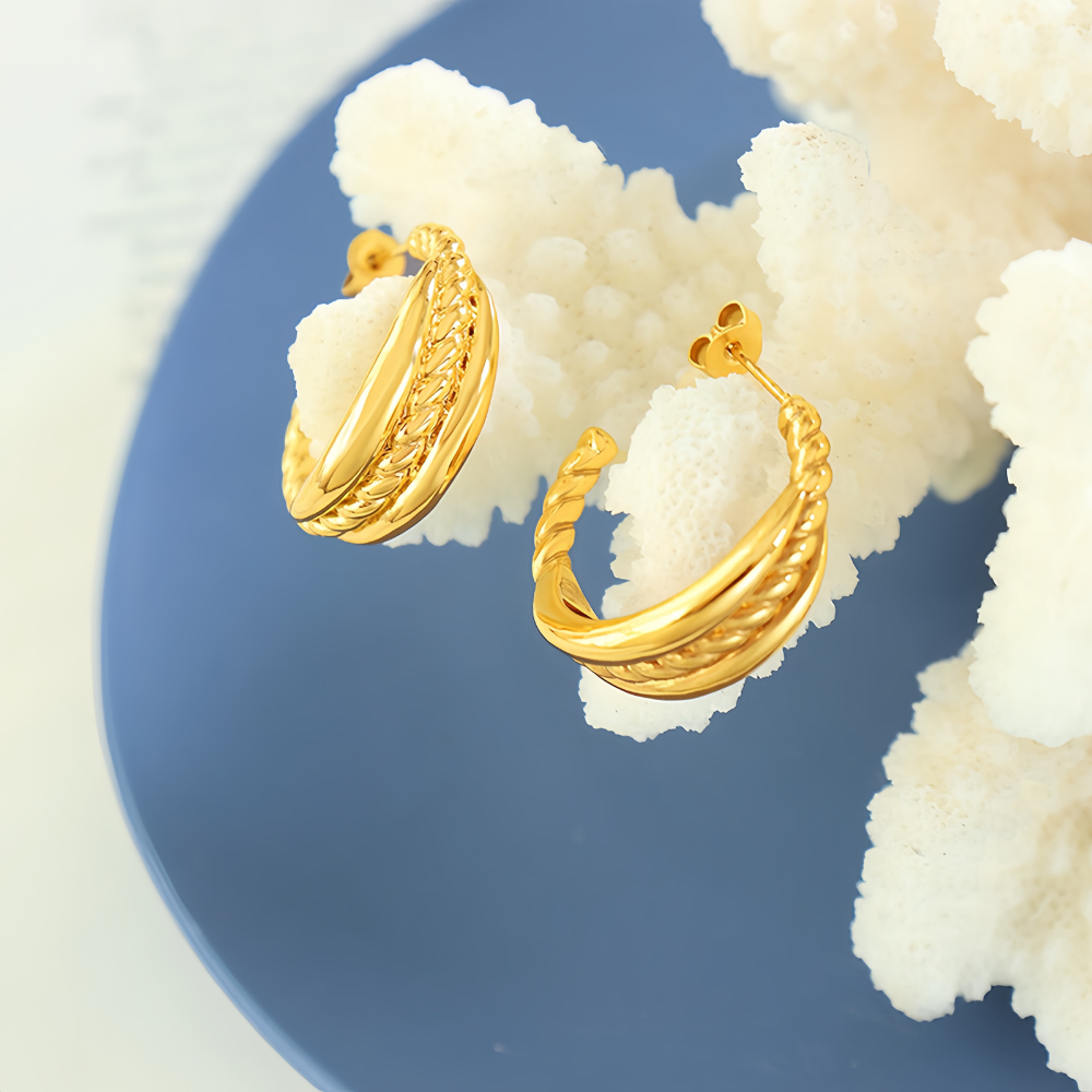 GOLD BRAID ΣΚΟΥΛΑΡΙΚΙΑ ΟΡΕΙΧΑΛΚΟΥ BESCE0041