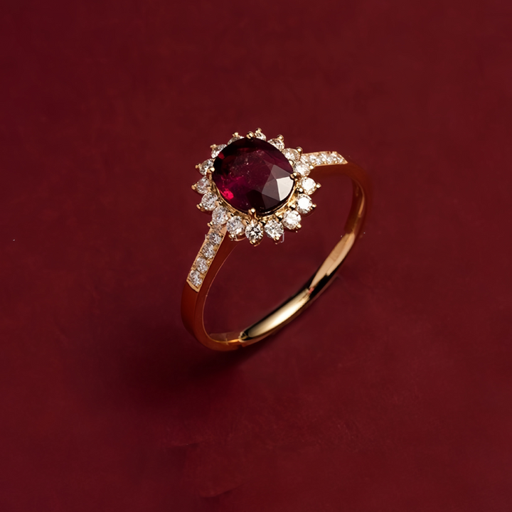 RED STONE ΑΣΗΜΕΝΙΟ ΔΑΧΤΥΛΙΔΙ ΜΕ ΡΟΥΜΠΙΝΙ BESCR0033