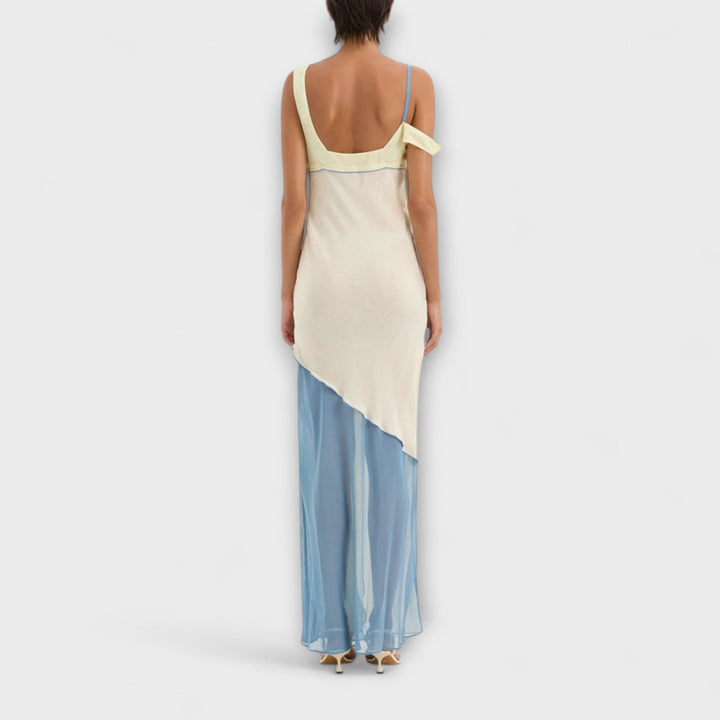 Alora ™ ｜Μίντι φόρεμα Thames με λεπτομέρεια splicing