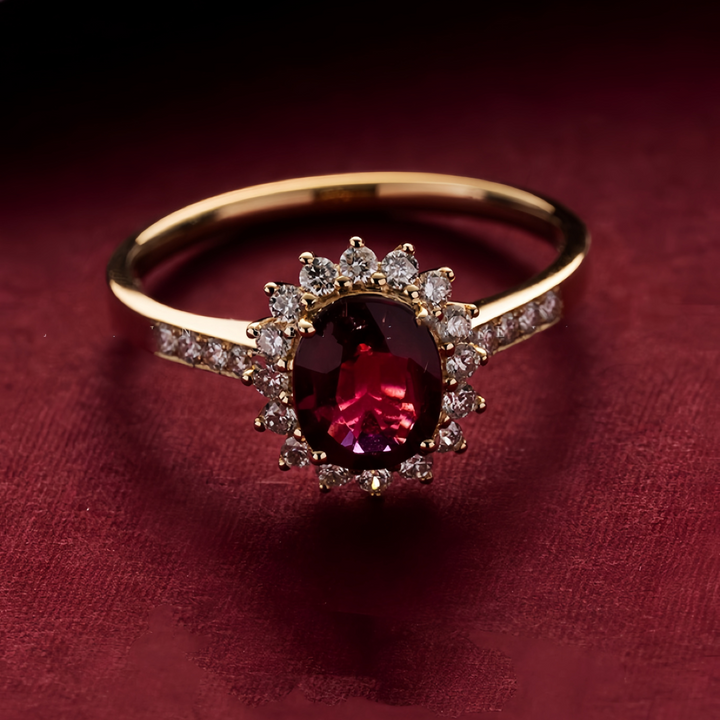 RED STONE ΑΣΗΜΕΝΙΟ ΔΑΧΤΥΛΙΔΙ ΜΕ ΡΟΥΜΠΙΝΙ BESCR0033