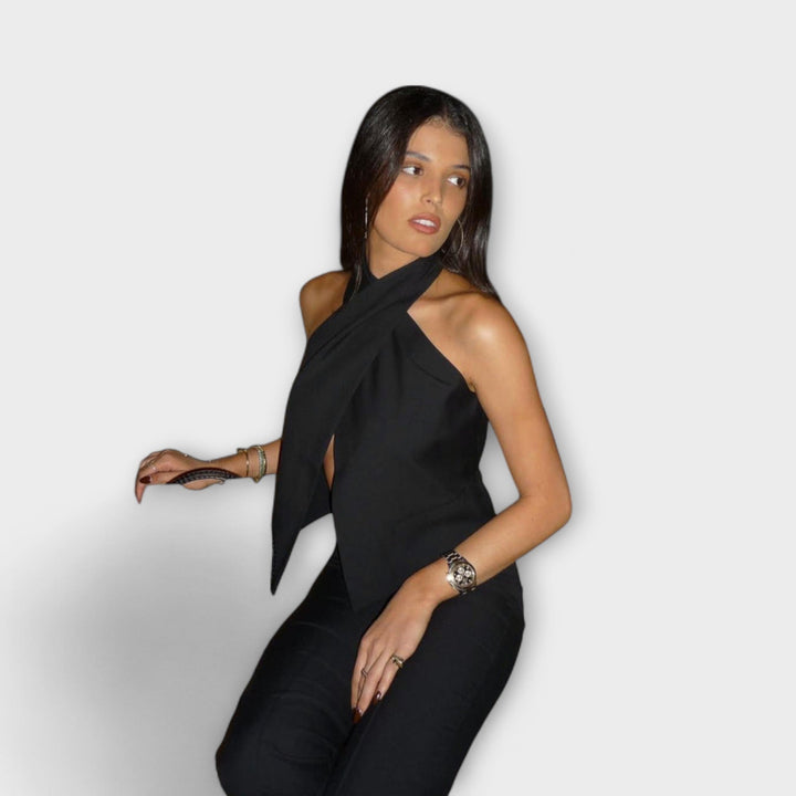 Juni ™ ｜Krížový halter top