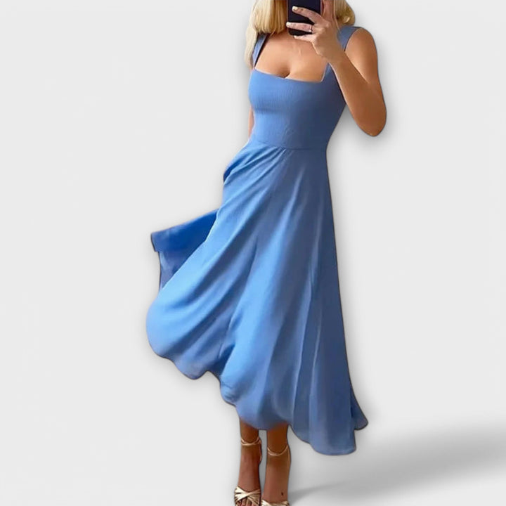 Agáta™ ｜Κομψό φόρεμα χωρίς μανίκια