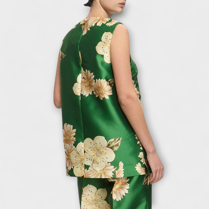 Clea ™ ｜ Sage Bezramenný nohavicový set