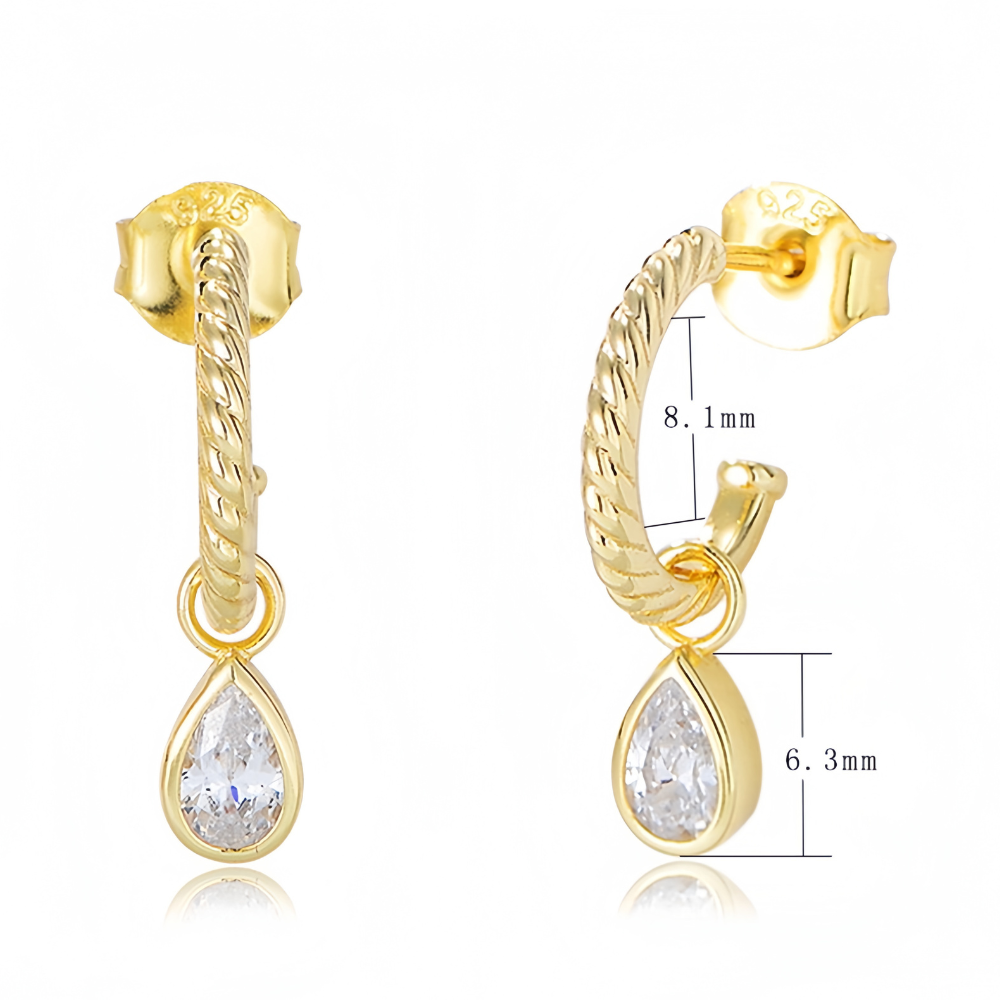 DIAMOND TEAR ΑΣΗΜΕΝΙΑ ΣΚΟΥΛΑΡΙΚΙΑ BESCE0073