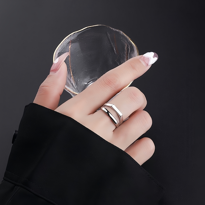 DOUBLE TEXTURE ΑΣΗΜΕΝΙΟ ΔΑΧΤΥΛΙΔΙ BESCR0036