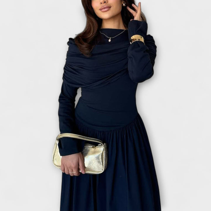 Jessica  ™ ｜ Uvoľnené plisované šaty