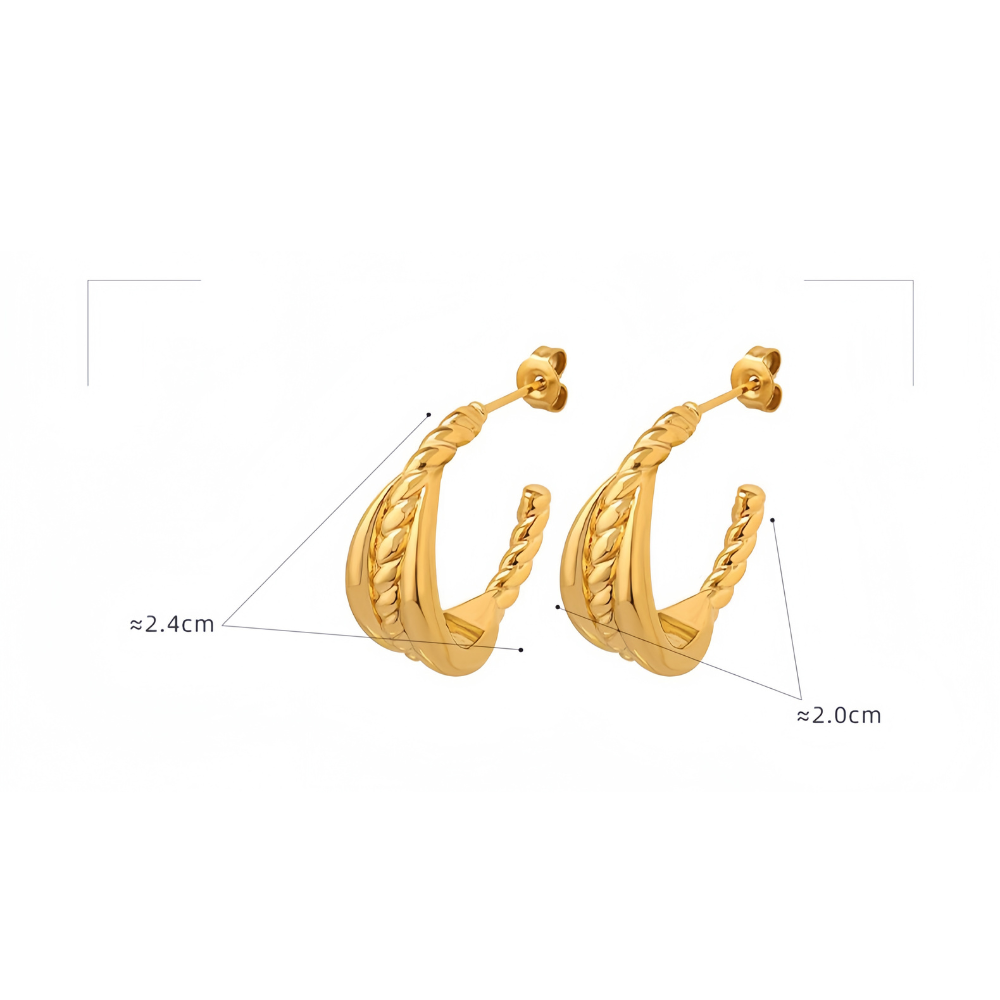 GOLD BRAID ΣΚΟΥΛΑΡΙΚΙΑ ΟΡΕΙΧΑΛΚΟΥ BESCE0041