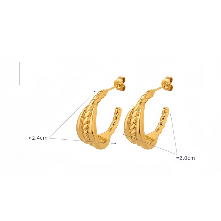 GOLD BRAID ΣΚΟΥΛΑΡΙΚΙΑ ΟΡΕΙΧΑΛΚΟΥ BESCE0041