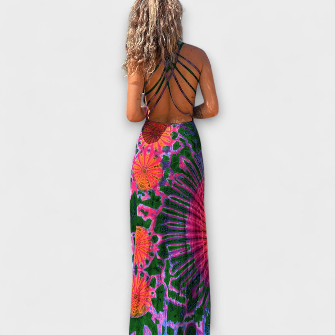 Ronja  ™ ｜ La Bamba Tie-Dye Print Maxikrása