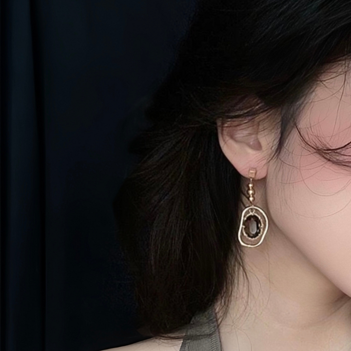 OLIVE ΣΚΟΥΛΑΡΙΚΙΑ ΟΡΕΙΧΑΛΚΟΥ ΜΕ ΚΡΥΣΤΑΛΛΑ BESCE0102