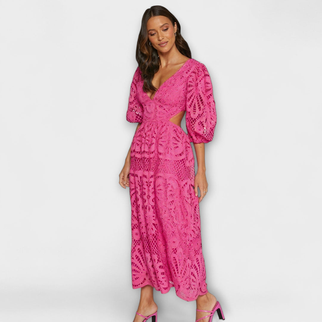 Darja ™ ｜Elegantné šaty s jemnými detailmi