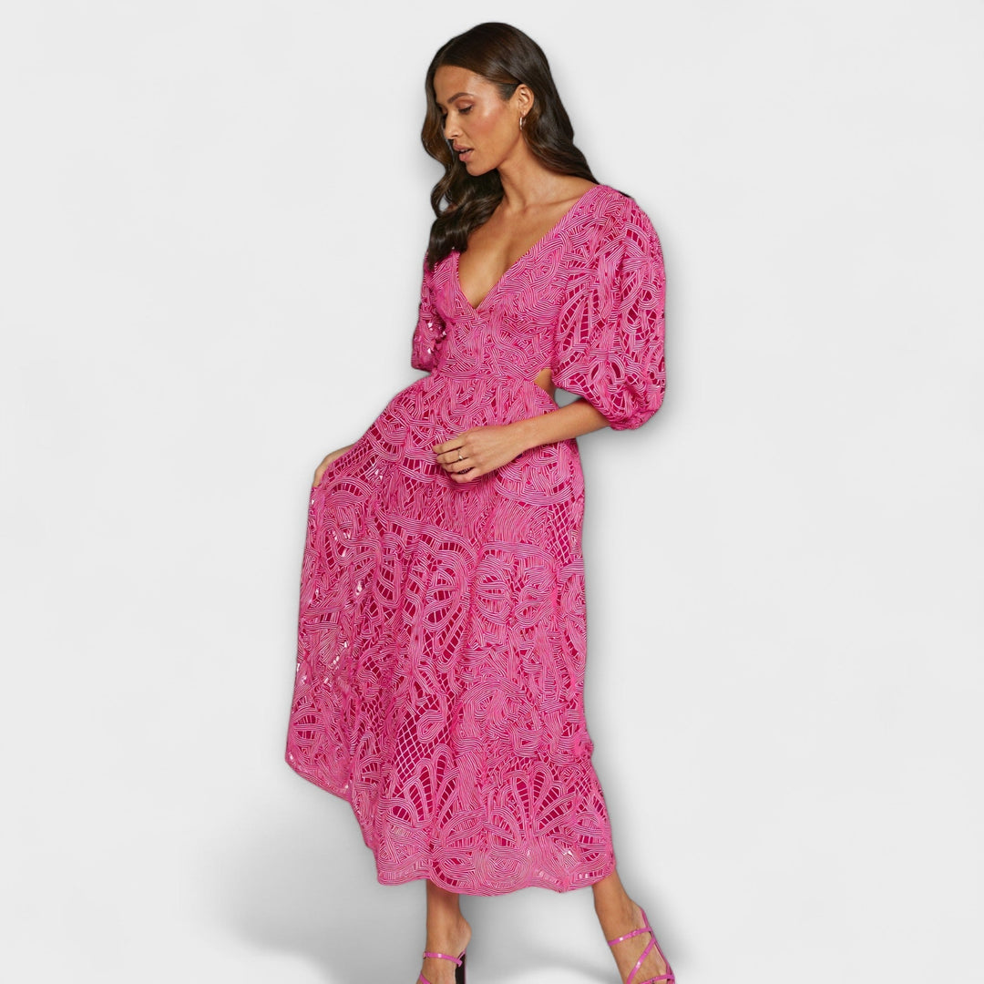 Darja ™ ｜Elegantné šaty s jemnými detailmi