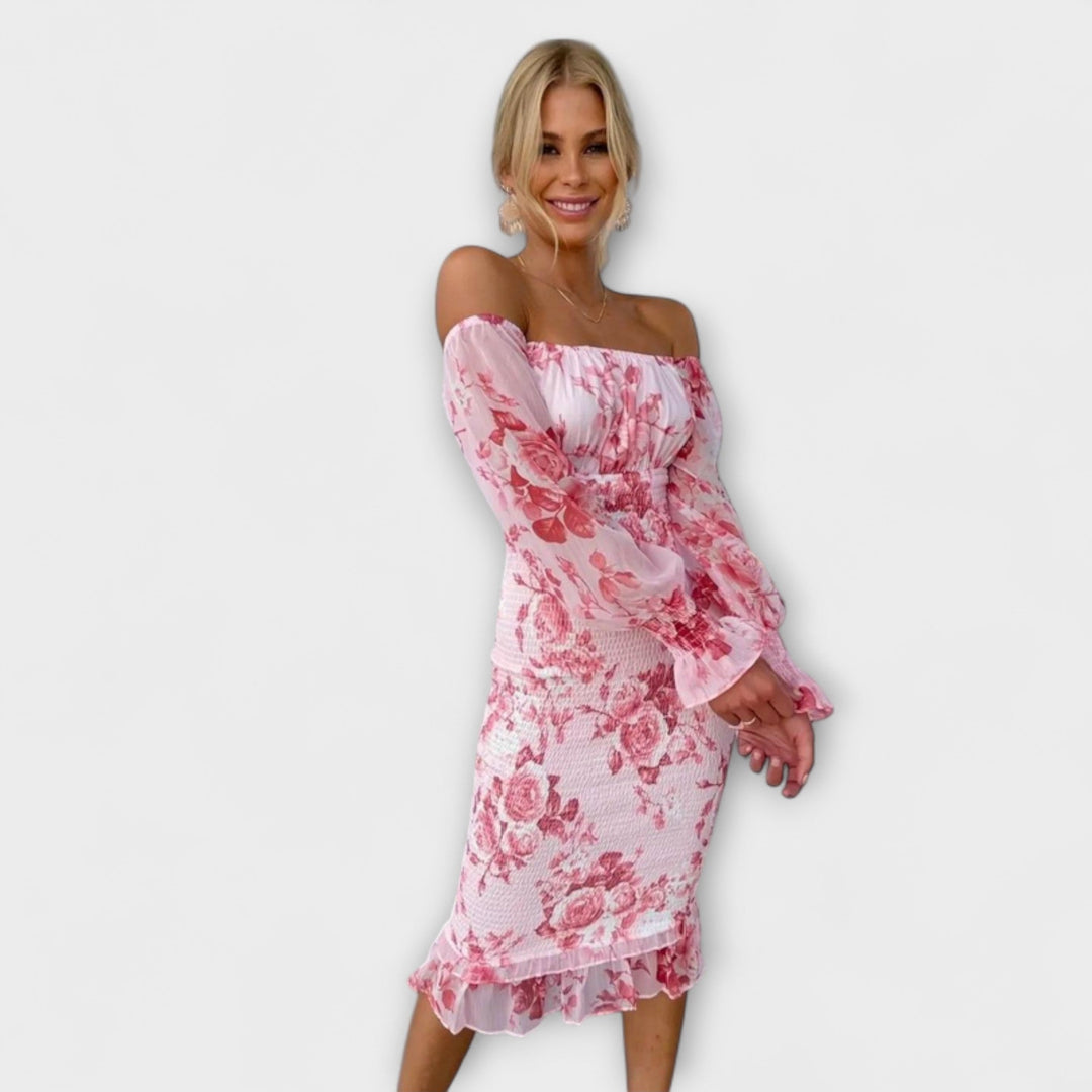 Dahlia ™ ｜ Μίντι φόρεμα