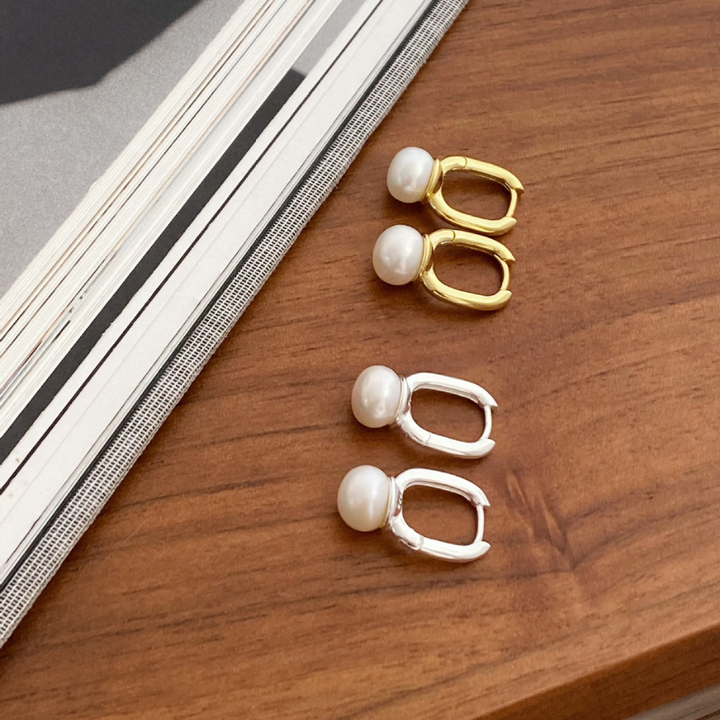 MINI PEARL ΑΣΗΜΕΝΙΑ ΣΚΟΥΛΑΡΙΚΙΑ ΜΕ ΜΑΡΓΑΡΙΤΑΡΙ BESCE0008