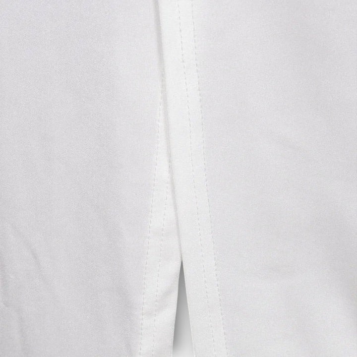 Selah  ™ ｜Biele dlhé šaty s výrezom v páse a kamienkovými akcentmi