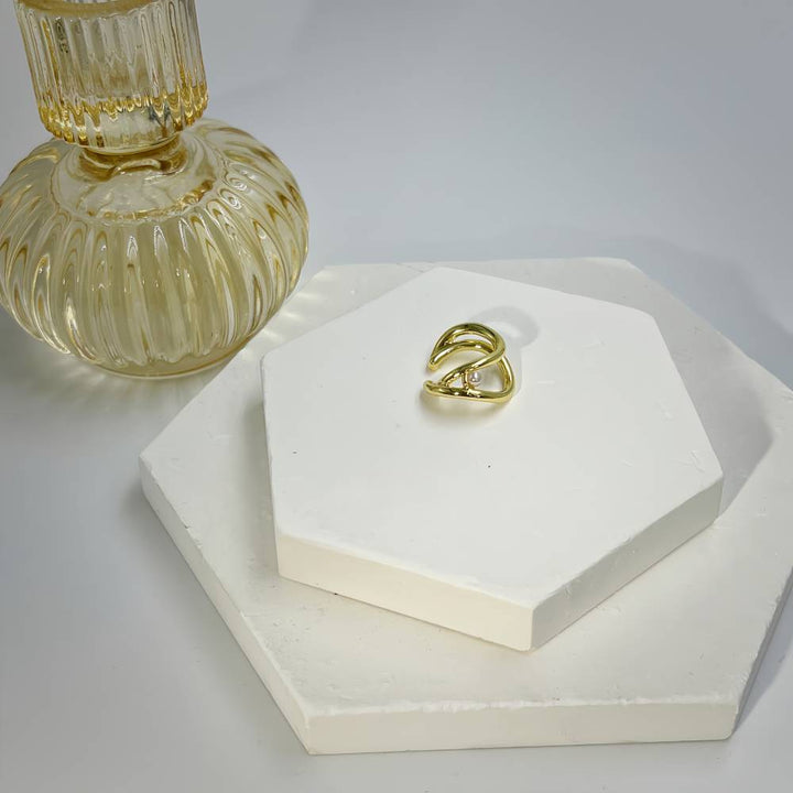 EAR CUFF PEARL ΣΚΟΥΛΑΡΙΚΙ ΟΡΕΙΧΑΛΚΟΥ BESCE0221