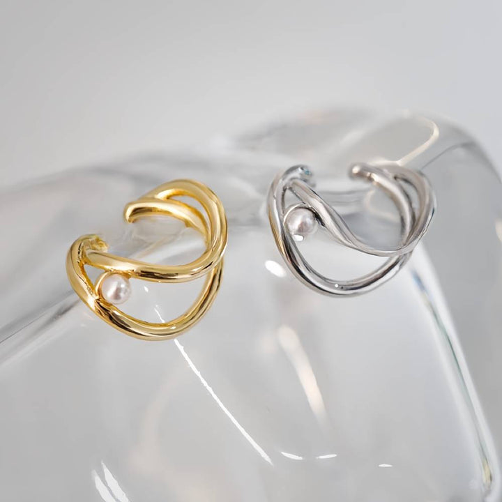 EAR CUFF PEARL ΣΚΟΥΛΑΡΙΚΙ ΟΡΕΙΧΑΛΚΟΥ BESCE0221