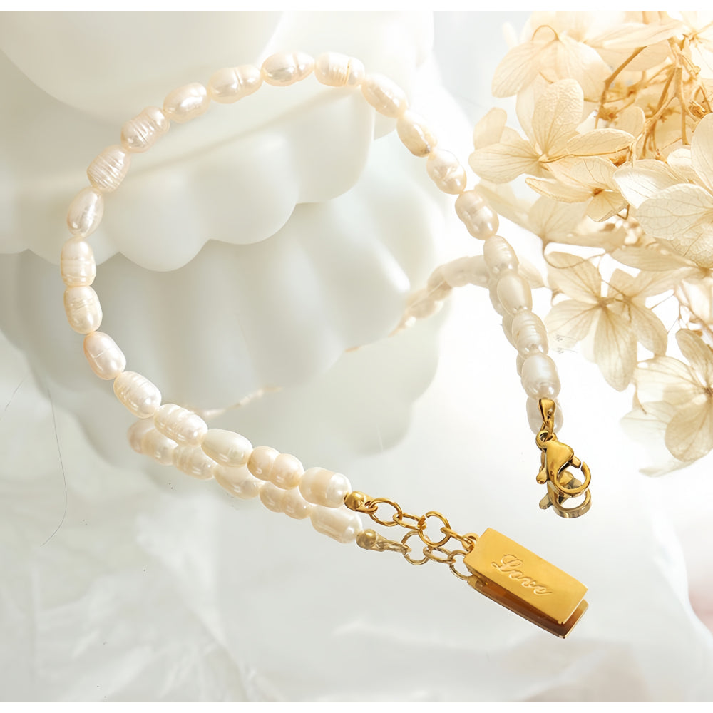 PEARL LOVE ΑΤΣΑΛΙΝΟ ΒΡΑΧΙΟΛΙ ΧΕΡΙΟΥ BESCH0023