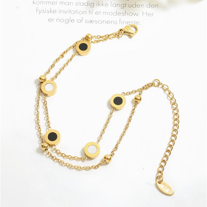 BLACK WHITE ΑΤΣΑΛΙΝΟ ΒΡΑΧΙΟΛΙ ΧΕΡΙΟΥ BESCH0025