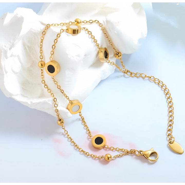 BLACK WHITE ΑΤΣΑΛΙΝΟ ΒΡΑΧΙΟΛΙ ΧΕΡΙΟΥ BESCH0025