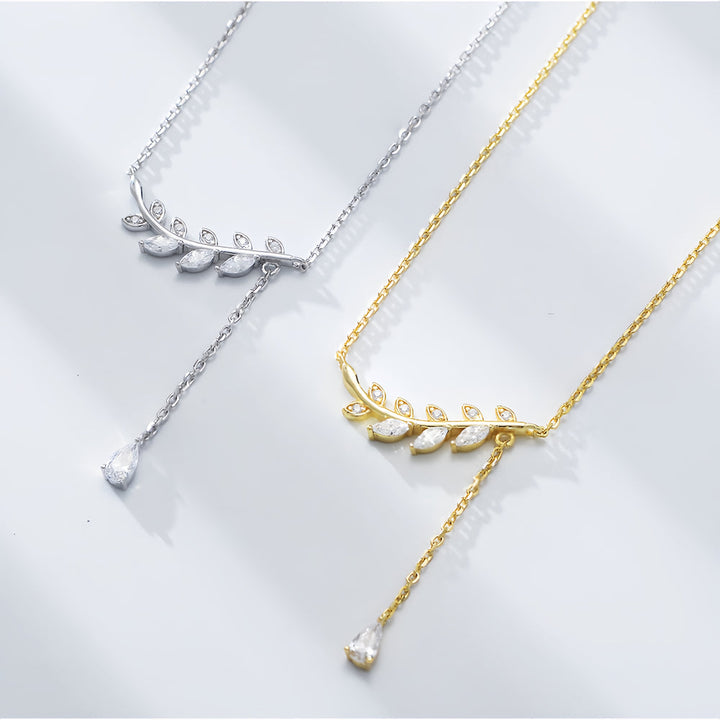 ZIRCONIUM LEAF ΑΣΗΜΕΝΙΟ ΚΟΛΙΕ BESCL0080