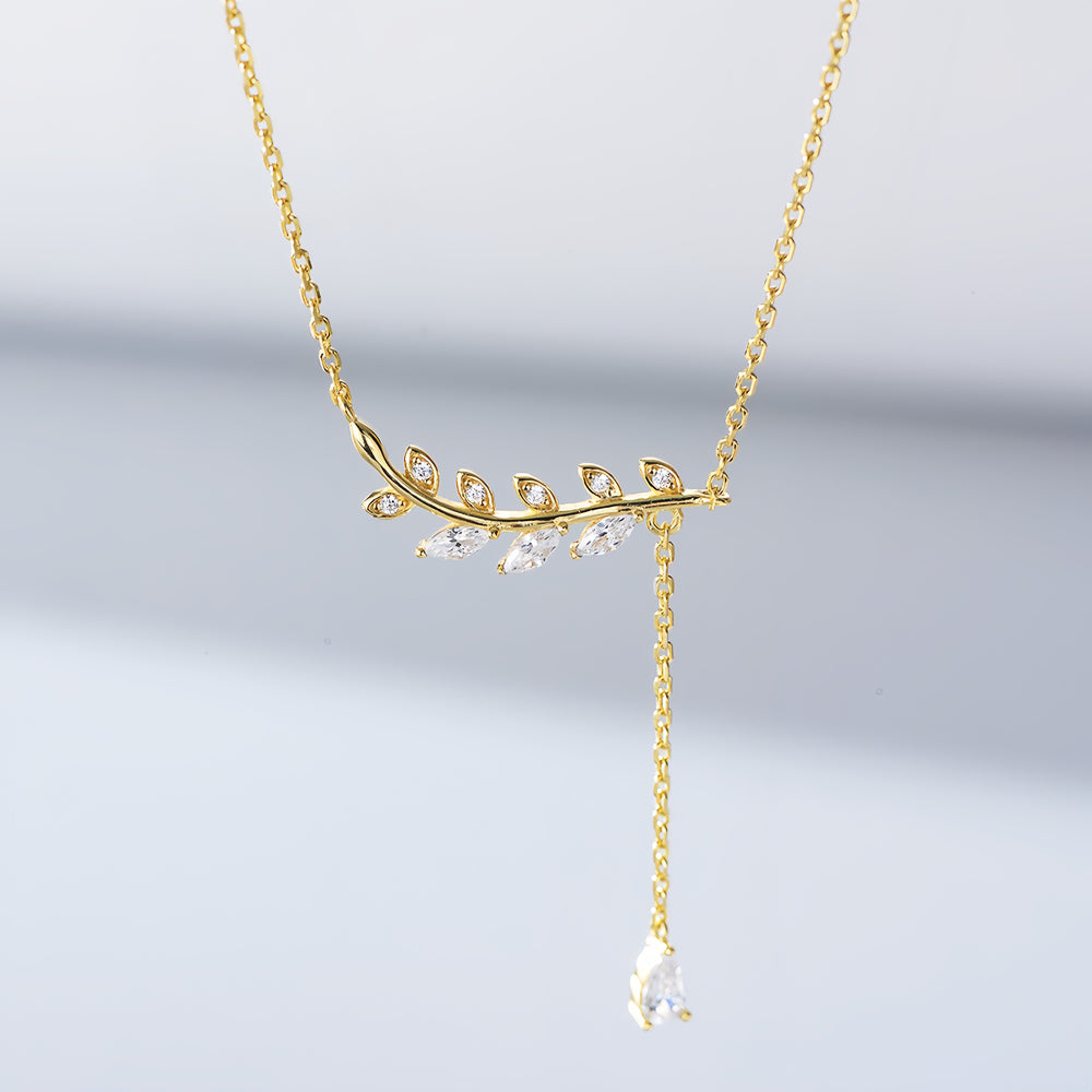 ZIRCONIUM LEAF ΑΣΗΜΕΝΙΟ ΚΟΛΙΕ BESCL0080