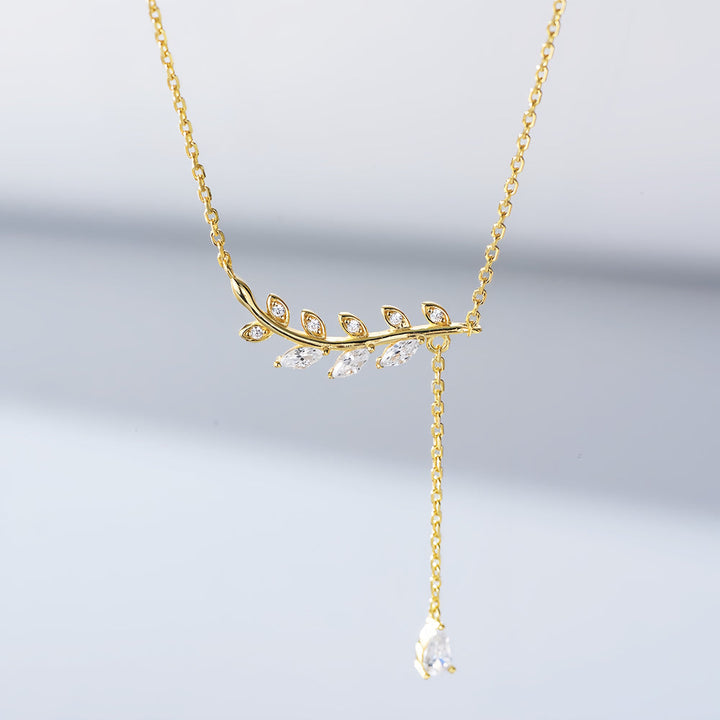 ZIRCONIUM LEAF ΑΣΗΜΕΝΙΟ ΚΟΛΙΕ BESCL0080