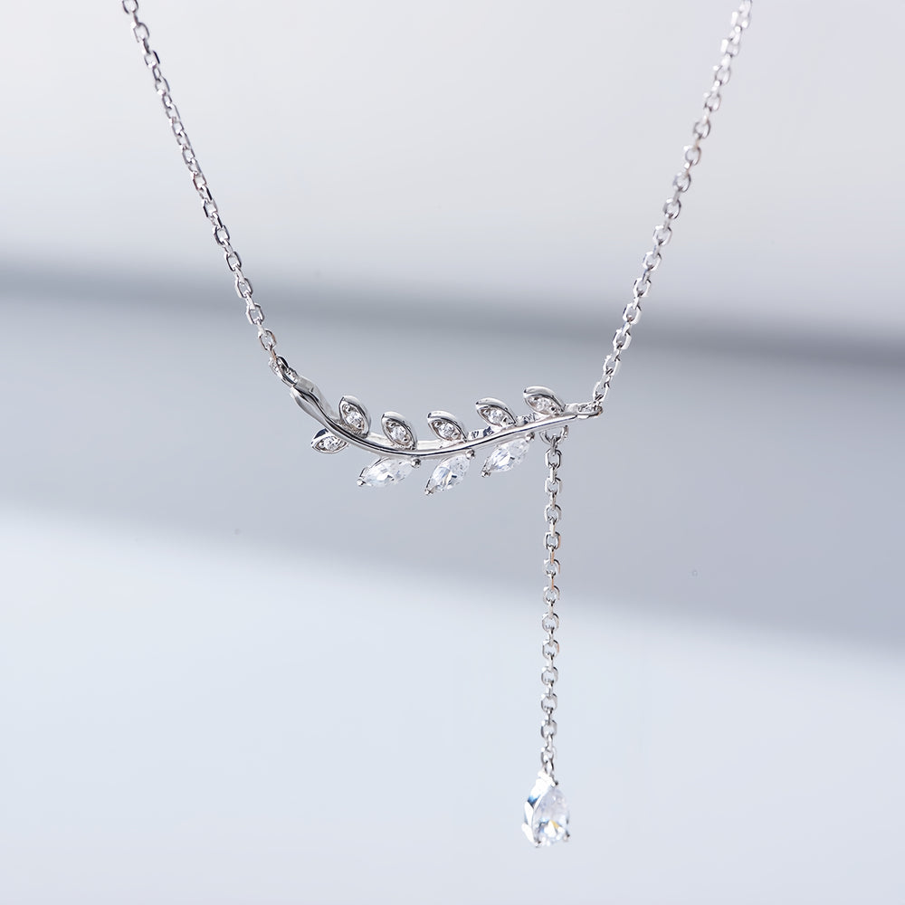 ZIRCONIUM LEAF ΑΣΗΜΕΝΙΟ ΚΟΛΙΕ BESCL0080