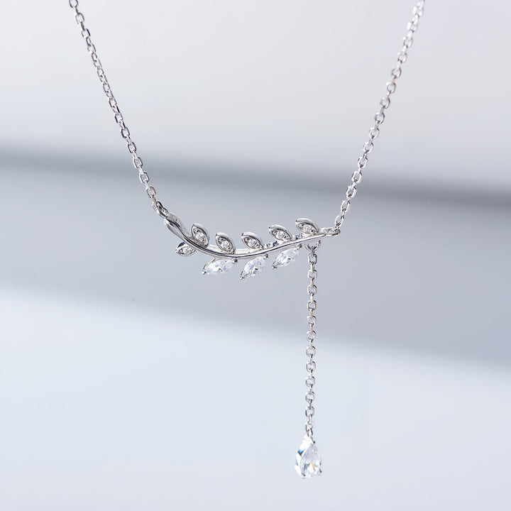 ZIRCONIUM LEAF ΑΣΗΜΕΝΙΟ ΚΟΛΙΕ BESCL0080