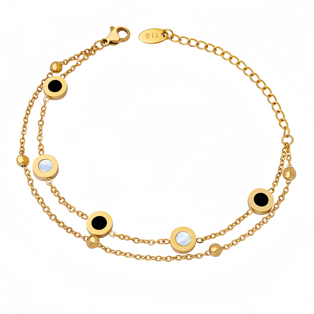 BLACK WHITE ΑΤΣΑΛΙΝΟ ΒΡΑΧΙΟΛΙ ΧΕΡΙΟΥ BESCH0025