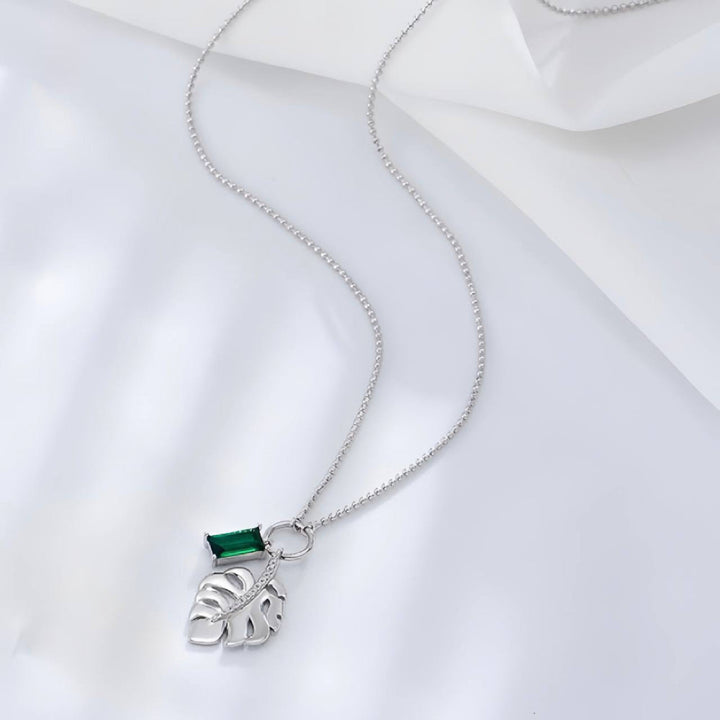 PALM LEAF ΑΣΗΜΕΝΙΟ ΚΟΛΙΕ ΜΕ ΠΡΑΣΙΝΟ ΖΙΡΓΚΟΝ BESCL0082