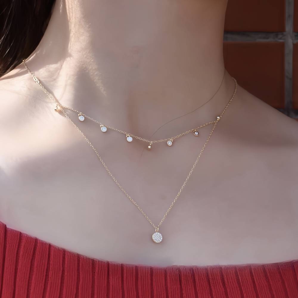 DOUBLE ZIRCONIUM ΑΣΗΜΕΝΙΟ ΔΙΠΛΟ ΚΟΛΙΕ BESCL0075