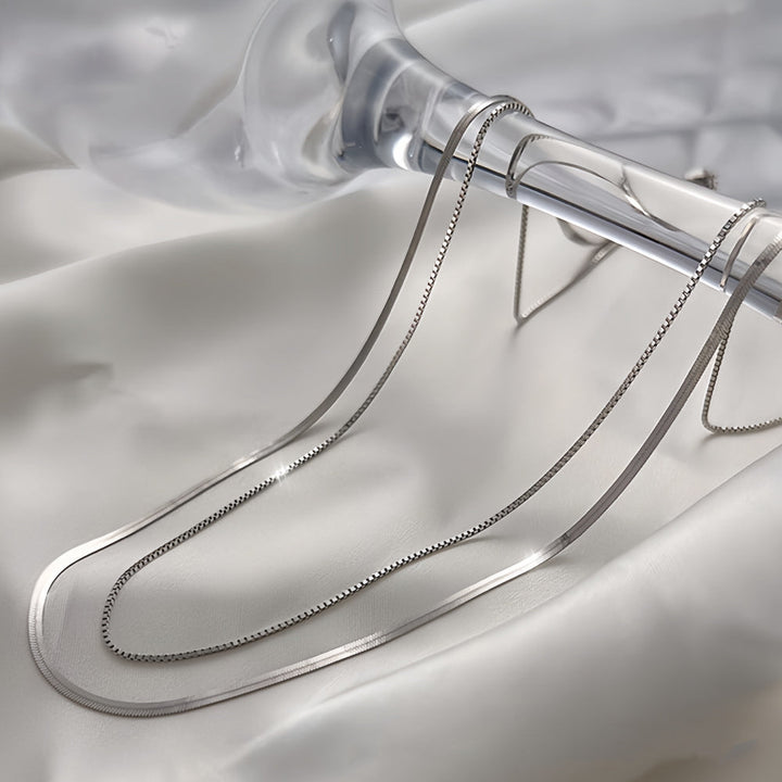 SILK ΑΣΗΜΕΝΙΟ ΔΙΠΛΟ ΚΟΛΙΕ BESCL0101