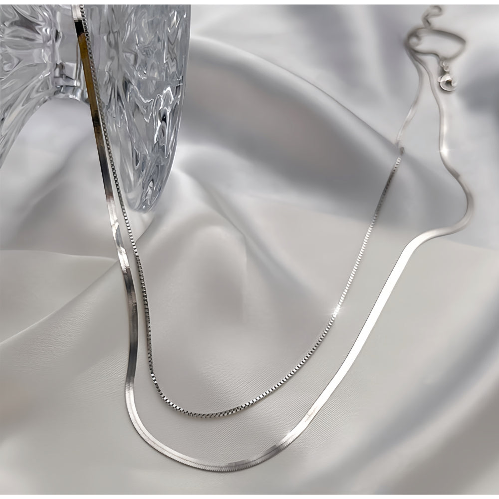 SILK ΑΣΗΜΕΝΙΟ ΔΙΠΛΟ ΚΟΛΙΕ BESCL0101