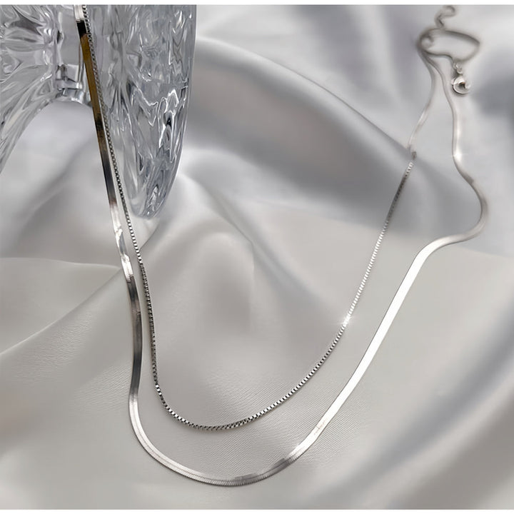 SILK ΑΣΗΜΕΝΙΟ ΔΙΠΛΟ ΚΟΛΙΕ BESCL0101