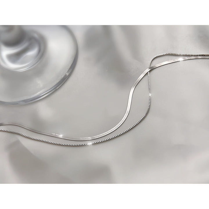 SILK ΑΣΗΜΕΝΙΟ ΔΙΠΛΟ ΚΟΛΙΕ BESCL0101