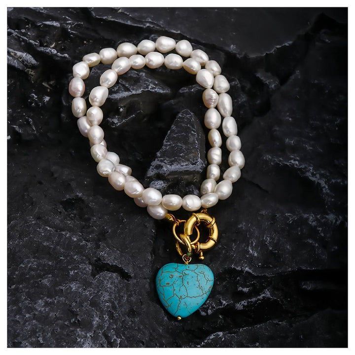 TITANIC ΜΑΡΓΑΡΙΤΑΡΕΝΙΟ ΚΟΛΙΕ ΜΕ ΤΥΡΚΟΥΑΖ ΚΑΡΔΙΑ BESCL0105