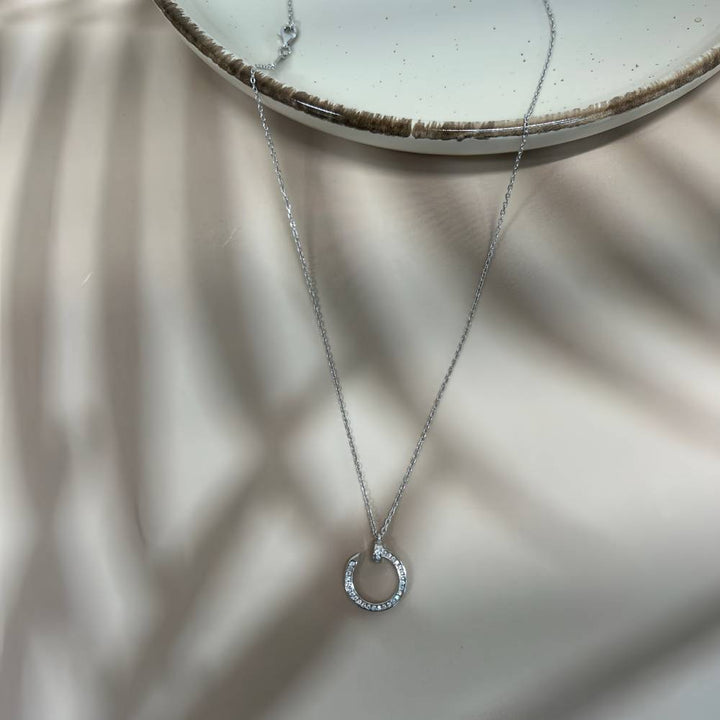 MOISSANNITE ΑΣΗΜΕΝΙΟ ΚΟΛΙΕ BESCL0130