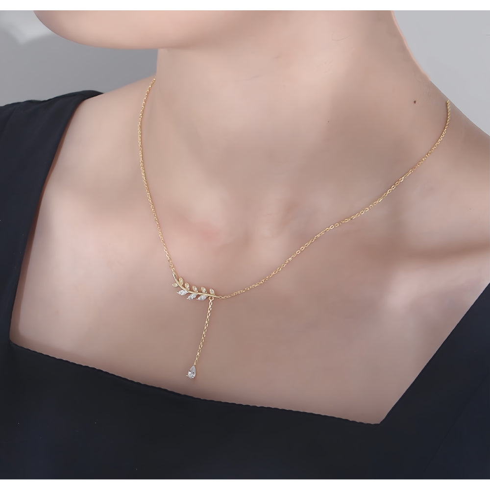 ZIRCONIUM LEAF ΑΣΗΜΕΝΙΟ ΚΟΛΙΕ BESCL0080