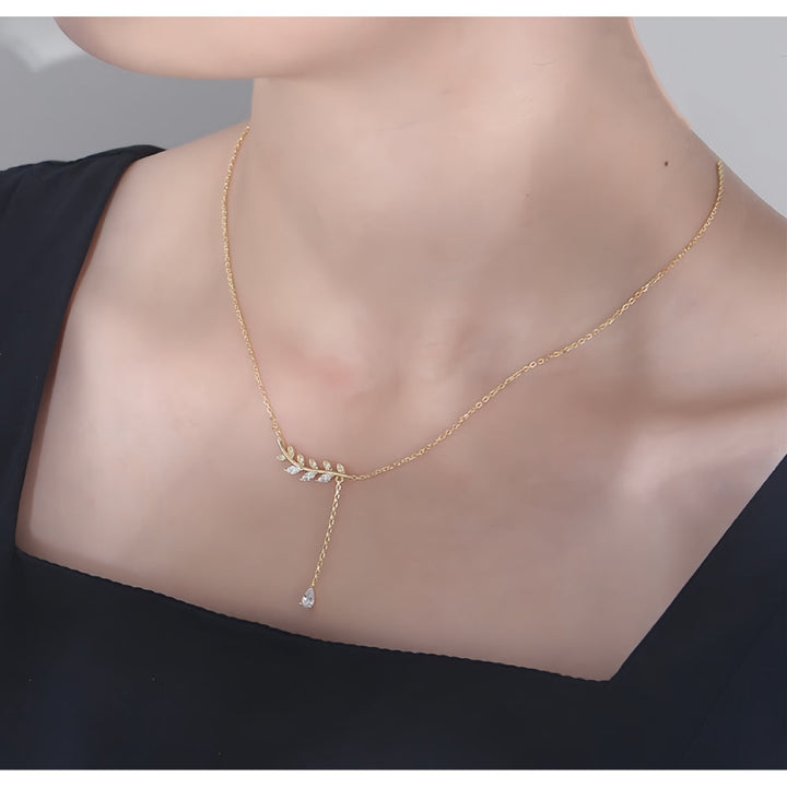 ZIRCONIUM LEAF ΑΣΗΜΕΝΙΟ ΚΟΛΙΕ BESCL0080