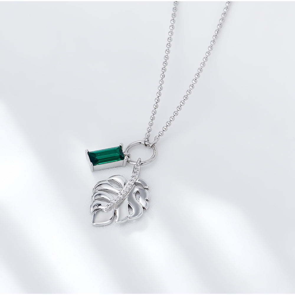 PALM LEAF ΑΣΗΜΕΝΙΟ ΚΟΛΙΕ ΜΕ ΠΡΑΣΙΝΟ ΖΙΡΓΚΟΝ BESCL0082