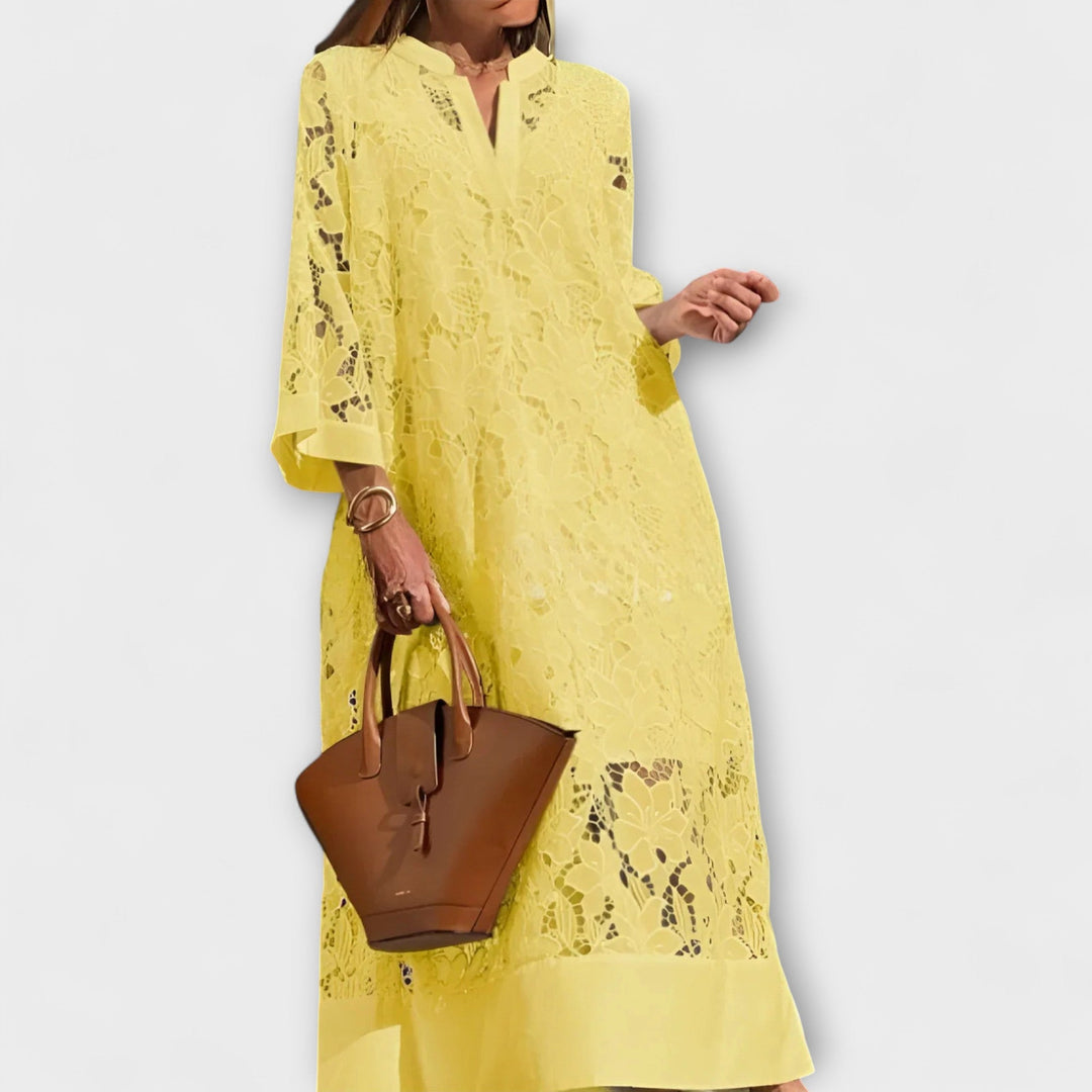 Valmere  ™ ｜Dahlia Κεντημένο Φόρεμα