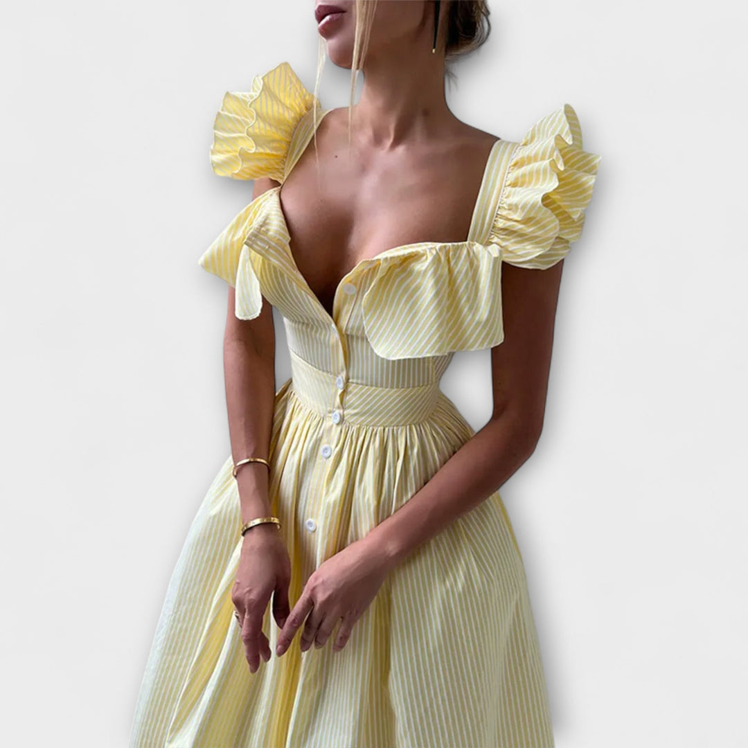 Lia  ™ ｜Rüschenshirt Φόρεμα