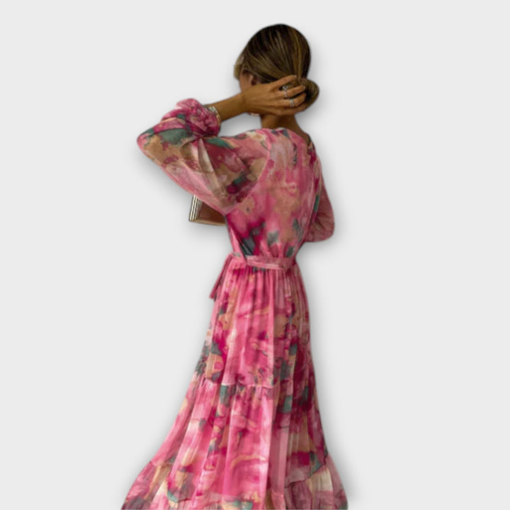 Evelyn  ™ ｜ Ακουαρέλα όνειρο Μακρύ παλτό