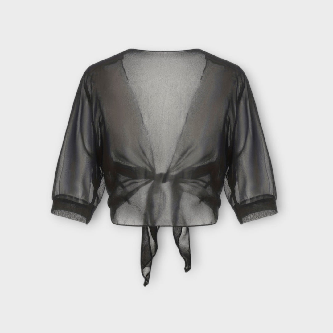 Olivia™ ｜ Blúzka s otvoreným predným dielom