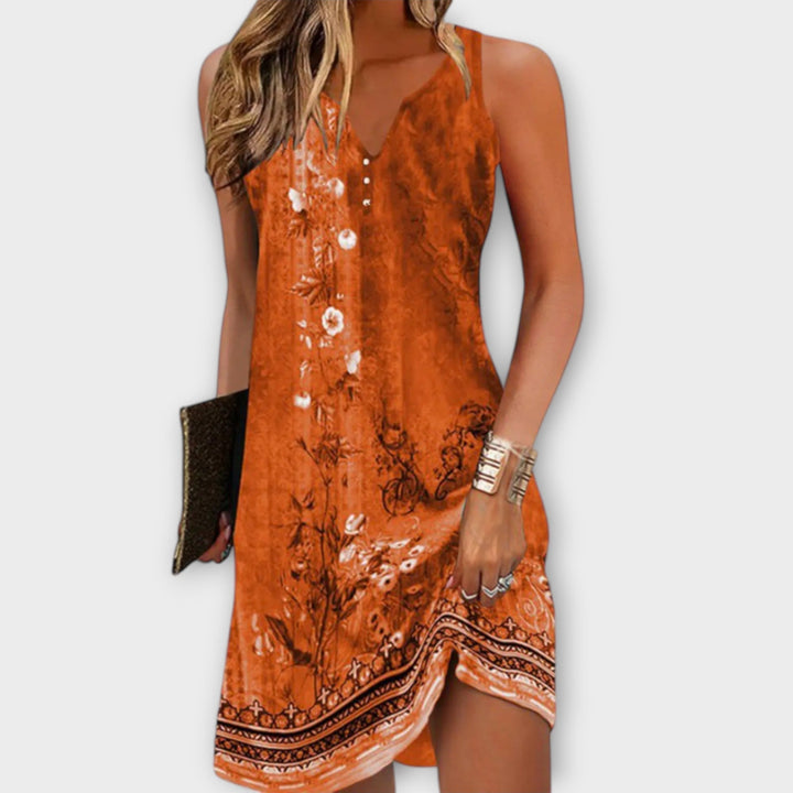 Tessa ™ ｜Μίντι φόρεμα